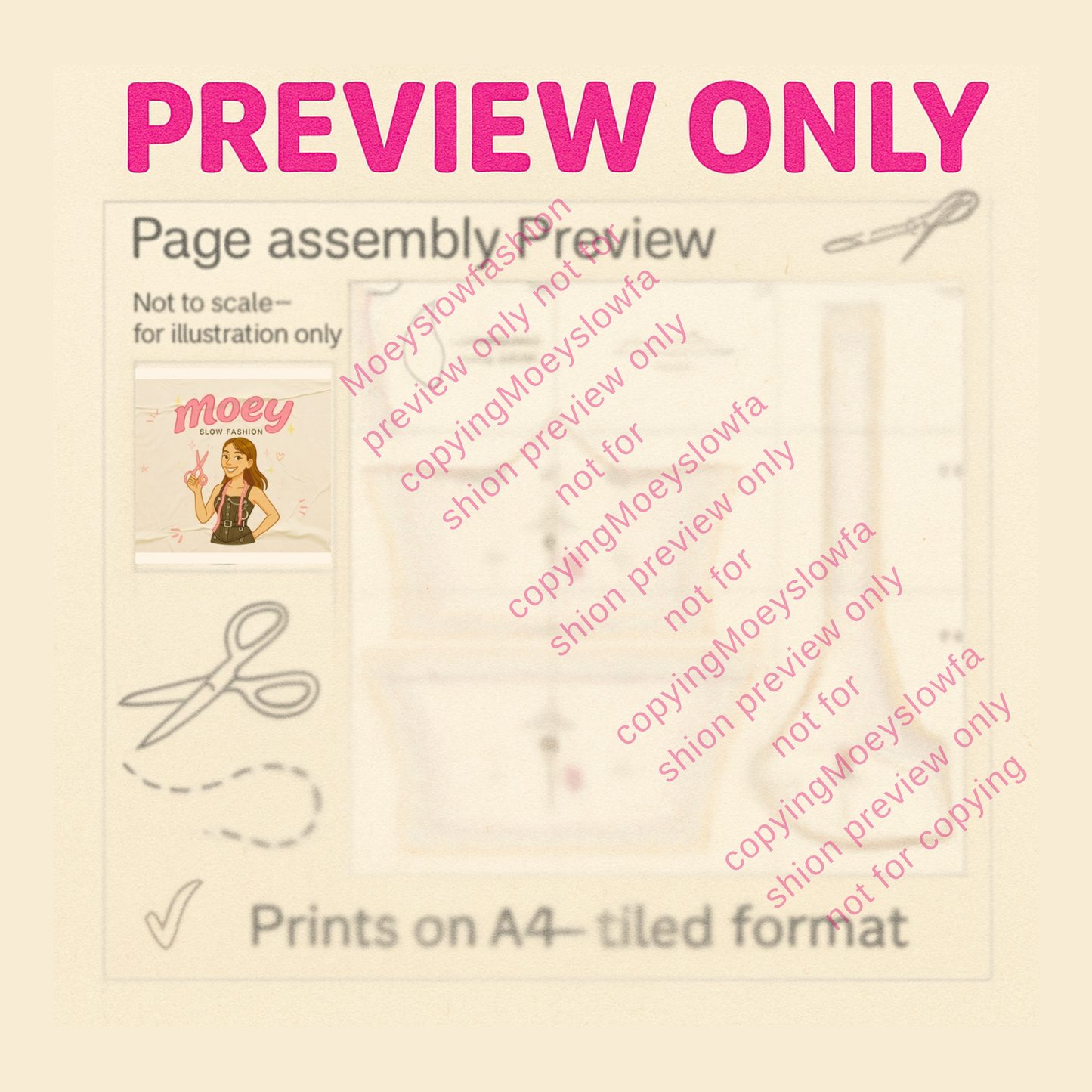 Beginner Y2K Halterneck Top Sewing Pattern (PDF Digital Download)